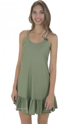 Jolynn Sheer Chiffon Shirt Extender Undershirt Tank Cami Natural [ET6815  Natural Easel Camisole] - $34.00