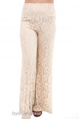 Carlin Vintage Victorian All Lace Lined Pant Stone Verducci Pant [7969 ...