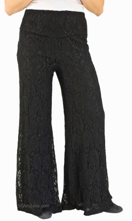 Carlin Vintage Victorian ALL Lace Lined Pant Black Verducci Pant ...