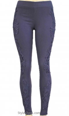 Lucy Lacey Pant Legging In Gray My Pretty Angel Clothing [APTLN41443DGY ...