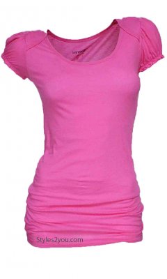 Rana Ruffle Knit Blouse In Pink