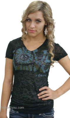 Love Is All You Need Burnout Tee Shirt