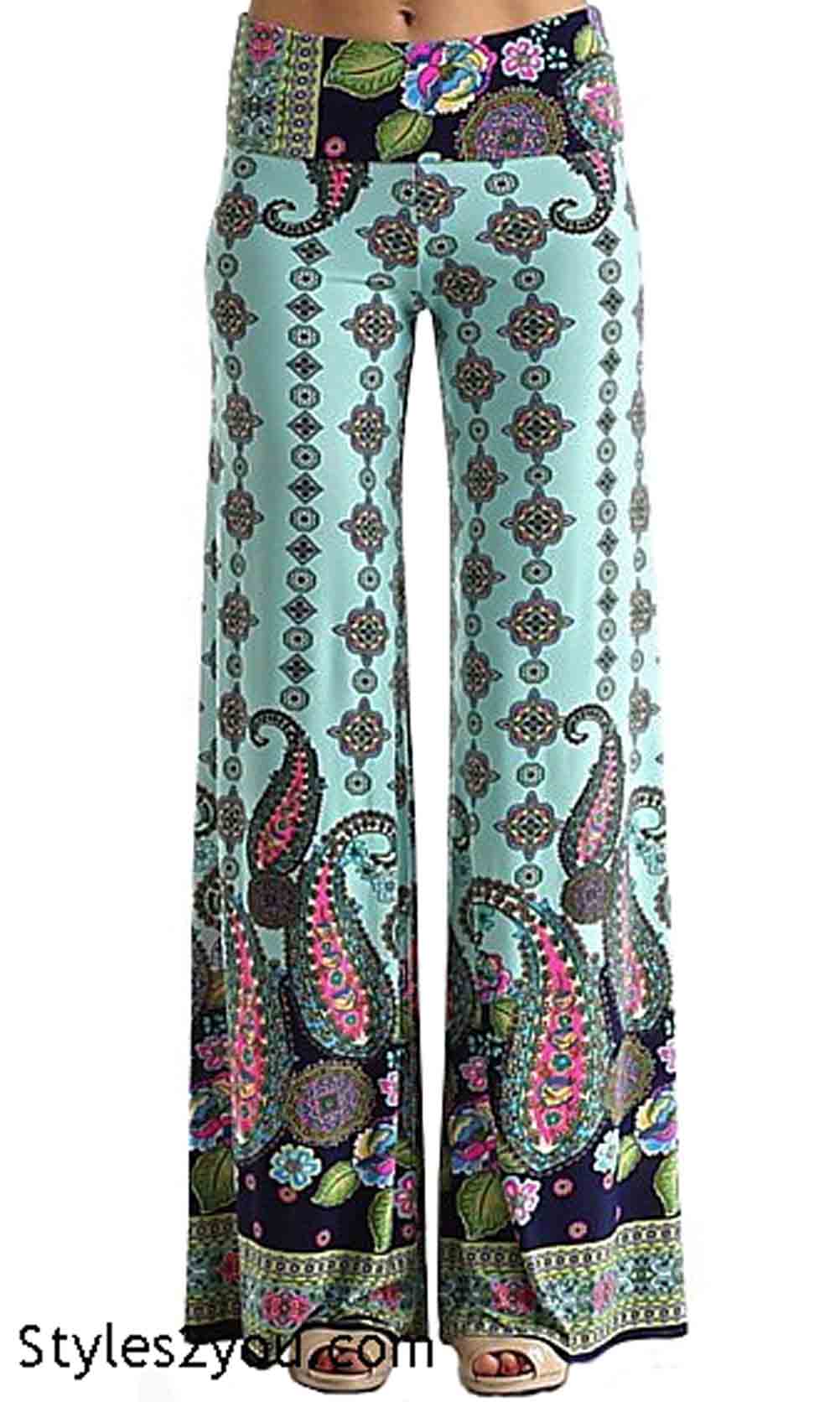 Hope Yoga Palazzo Pant In Mint [791 With Love Clothing Pants] - $36.00